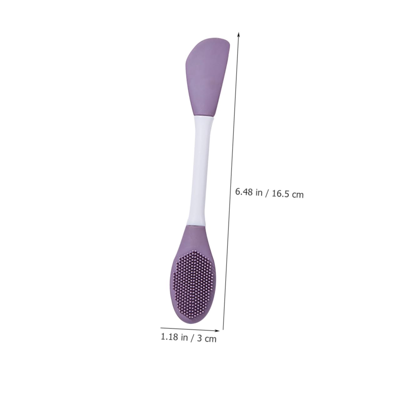 Healvian Dual-head Mask Brush Face Mask Applicator Silicone Bristles for Skincare