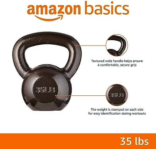 Amazon Basics Cast Iron Kettlebell - View 4