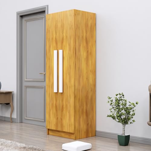 Image of Bniture Wooden Almirah for Clothes, Door for Bedroom, 2 Door Wardrobe with 4 Shelves Huge Storage Space (46D x 60W x 182H CM) | 3 Year Warranty (Giant Wood)