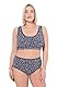 Ulla Popken Women’s 3pcs, Bustier, Blossom Contest, Nachtblau, 50-52