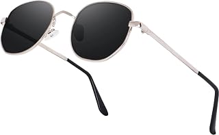 IMSZZ Stylish Men & Women Aviator Retro Square Round Sunglasses | UV protection & Lightweight | Metal Full-frame Sunglasse... Price In India