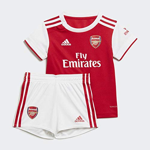 adidas Arsenal 2019/20 Infant Kids Baby Home Football Kit Red