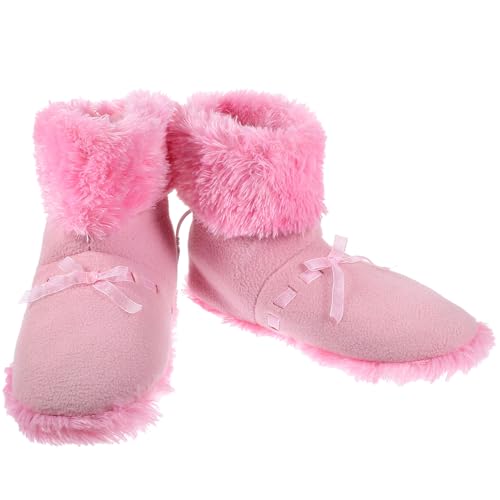 PACKOVE 1Set Electric Heated Plush Foot Warmer Shoes with Removable and Washable Winter Heating Slippers for for Cold Weather Use