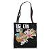 Ukulele Guitar Aloha Hawaii - Flower Floral Uke Ukulele Tote Bag