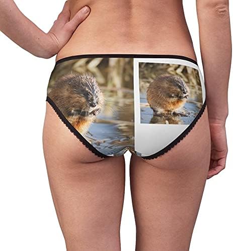 Muskrat Panties, Muskrat Underwear, Briefs, Cotton Briefs, Funny Underwear, Panties For Women
