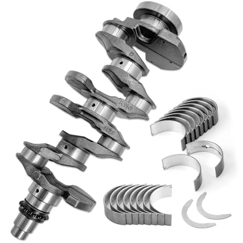 623V6-2EH00 G4NA 2.0L Engine Crankshaft & Bearings kit Replacement for Kia Soul Forte Forte5 Koup 2.0L for Hyundai Tucson Elantra GT 2014-2021 23110-2E200 23110-2E210, Sharp-Tipped Crankshaft Tooth