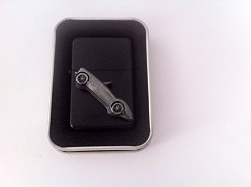 In confezione regalo Austin Healey 100/4 (cofano piano) 3D flip top benzina accendino antivento nero ricaricabile ref 23