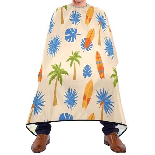 Capa de peluquería impermeable Kigai tropical para hombre