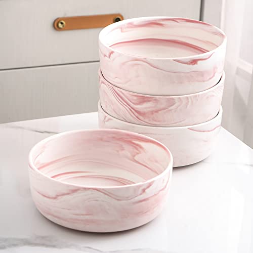 Stone Lain Brighton 16-Piece Dinnerware Set Porcelain, Pink - Image 3