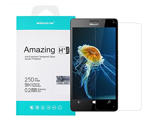 Lumia 950 XL Screen Protector, Nillkin [H+ Pro] Tempered Glass 0.2mm 2.5D Round Edges Anti-glare High Clarity 9H Screen Hardness Anti-fingerprints Screen Protector for Lumia 950XL