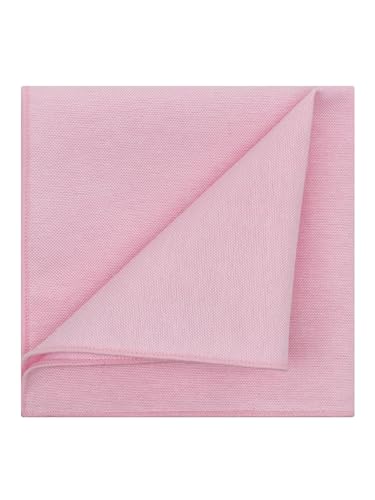 Image of Mantieqingway Cotton Handkerchiefs for Men Solid Color Pocket Square for Suit Formal Wedding Church