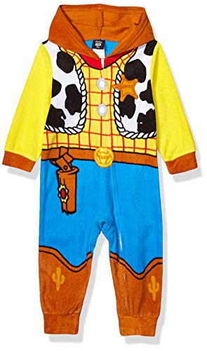 Pixar Boys' Toy Story Uniform Hooded Blanket Sleeper (8, Woody)