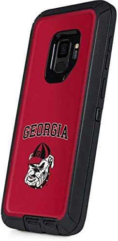 Skinit Decal Skin Compatible with OtterBox Defender Galaxy S9 - Officially Licensed College Georgia Bulldogs Design