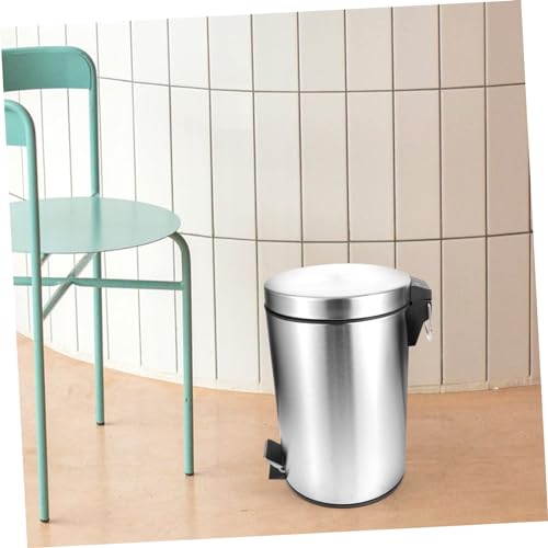 Caneca de basura rectangular de acero inoxidable Garneck miniatura 6