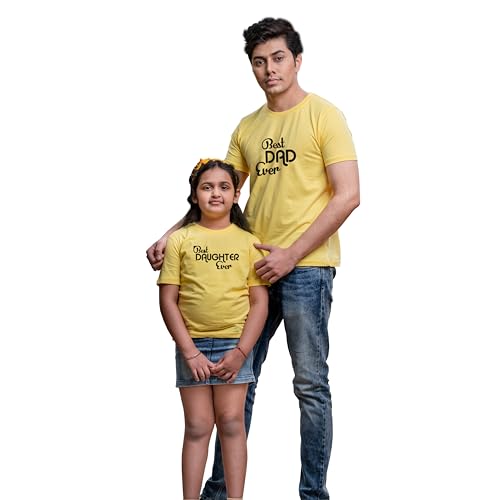 Image of Dad Daughter Combo T-Shirts Best Dad Ever Best Daughter Ever Red