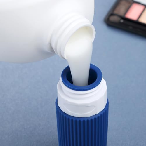 Travel Bottles for Toiletries, Tsa Approved 2oz Travel Bottles, BPA Free Leak Proof Travel Size Toiletry Containers, Refillable Travel Accessories with Toiletry Bag for Shampoo (4 Pack)4