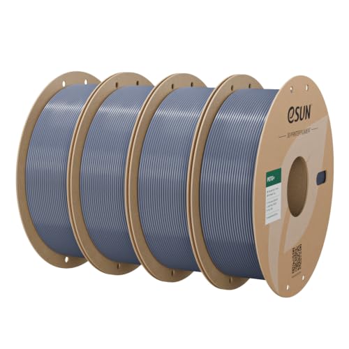 eSUN PETG+ Filament 4KG, High Toughness and Heat Resistance, Grey