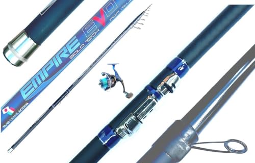Lunghezza aperta: 7Mt - Range Lunghezza aperta regolabile: 4Mt fino a 7Mt - Lunghezza chiusa (Ingombro): 130Cm - Azione: 10/35Gr - Sezioni: 7 - Peso: 490Gr