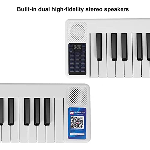 Piano Pliant 88 Touches Piano Électrique Rechargeable Avec Bluetooth MIDI Portable Pleine Grandeur Tactile Numérique Piano Intégré Double Haut-Parleurs for Les Débutants (Color : White) - Les Beatles, Paul McCartney, John Lennon, RIngo Starr, George Harrison Piano Pliant 88 Touches Piano Électrique Rechargeable Avec Bluetooth MIDI Portable Pleine Grandeur Tactile Numérique Piano Intégré Double Haut-Parleurs for Les Débutants (Color : White) – Image 6
