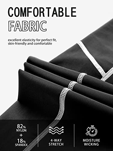 ATTRACO Swim Leggings for Women High Waist Swim Pants UV Swimming Legging XL