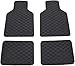 Car Floor Mats for Renault Koleos 2011-2016, Protection Non-Slip Leather Floor Liners, Deep Waterproof Car Mats All Weather Floor Mats Protection Carpet