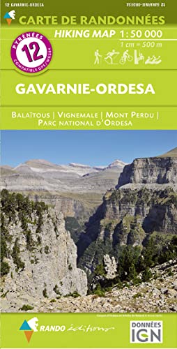 12 Gavarnie/Ordesa 1/50 000 Cover