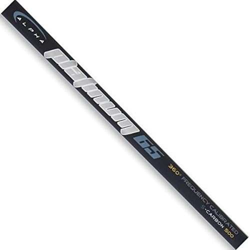 Alpha Platinum 65 Wood Shaft .335" Tip (X, S, R, A-flexes) - High Strength Graphite Shaft for Driver Golf Club, 3-Wood, 5-Wood, 46" Uncut (S-Flex (265 CPM))