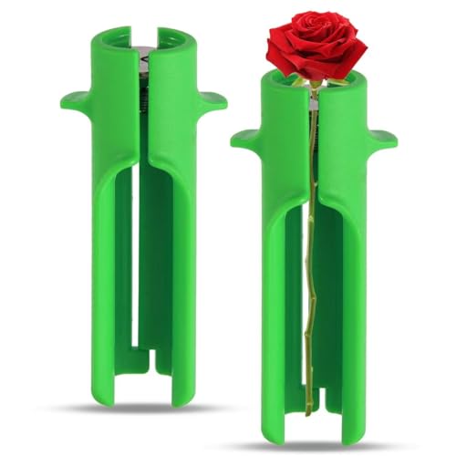 BTKOSHLE 2 Pcs Rose Thorn Stripper Tool - Rose Stripper & Cleaner Cutter for Leaf Removal - Quickly Remove Thorns and Branches of Roses