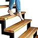 EdenProducts(15-Pack) Pre Cut Transparent 24" x 4" Non Slip Strips, Safety for Kids, Elders and Pets, Adhesive Stair/Floor Treads, Indoor, Outdoor, Prevents Slipping, PVC Free