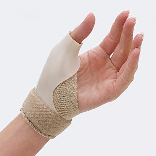 TIELLE CAMP - Pollix: tutore per l'immobilizzazione dell'articolazione trapezio-metacarpale in polietilene - Medium, Destra