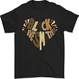 Photo Gallery t-shirt da uomo black lives matter heart racial equality 100% cotone, nero , m Photo Gallery t-shirt da uomo black lives matter heart racial equality 100% cotone, nero , m