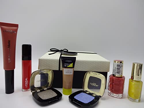 Glory Cosmetics Limited Edition - Set de regalo de maquillaje y oso de peluche rojo, 9 piezas Cover