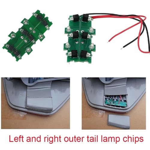 Módulo DRL con placas de reparación de luces traseras estables para X3 E83 derecho B 5
