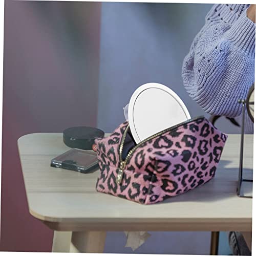 Beavorty Suction Cup Mirror Makeup Mirror Round Vanity Mirror Pocket Mirror Round Mirrors Small Magnifying Locker Mirror 10X Magnifying Mirror With Light Daily Use Travel Mirror White #TOP4