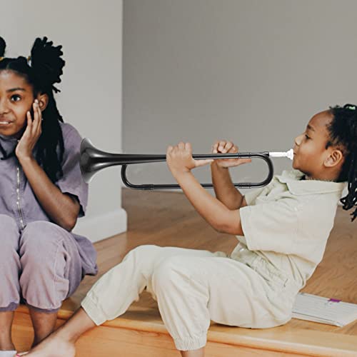 Vaguelly Children Plastic Trumpet Instrument B- Flat Trumpet With Mouthpiece Kids Music Instrument For Toddler Student Beginner #TOP3