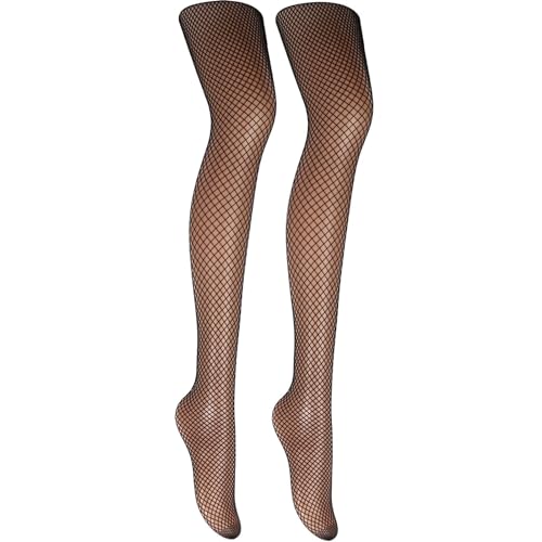 Image of Buauty Black Fishnet Stockings for Women, Fishnet Tights Plus Size One Size Fit All