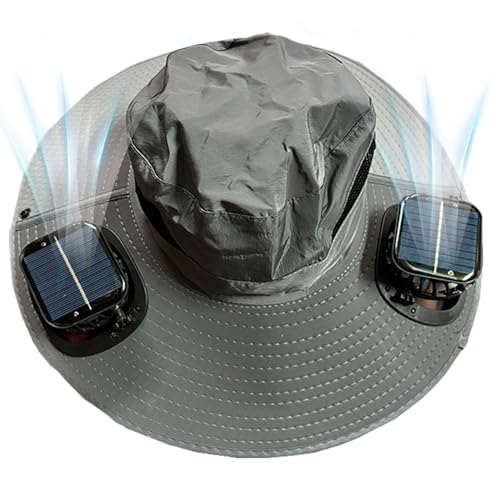 Chapeau de ventilateur contre la chaleur intense et protection solaire UV