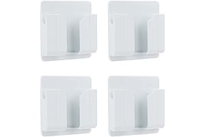 4Pcs Wall Mount Phone Holder with Adhesive