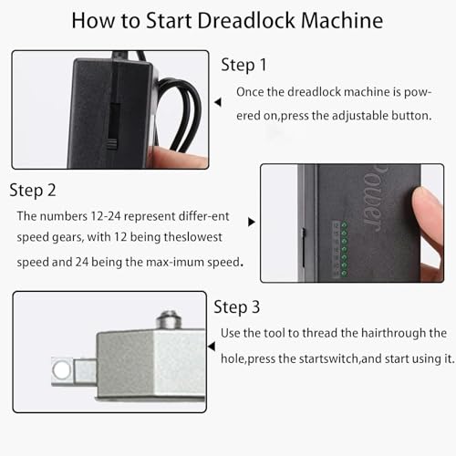 Machine à tresser électrique pour réussir vos dreadlocks DIY à la maison - 5