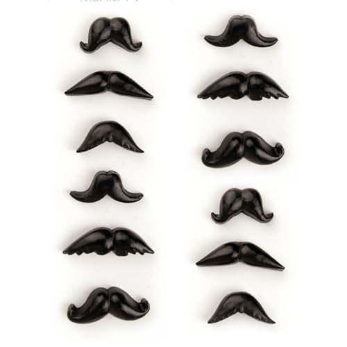 Set de 12 Imánes Decorativos de Bigote miniatura 4