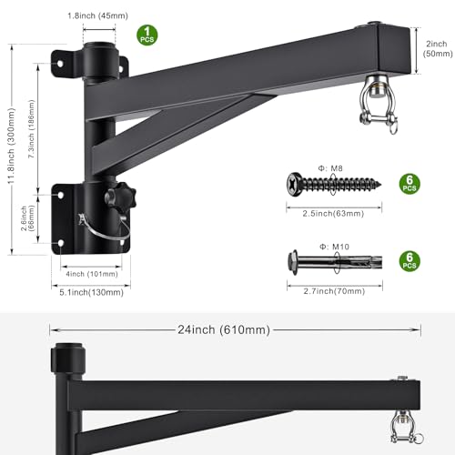 Image of BeneLabel Heavy Bag Hanger for Punching Bag Beam Mount Hardware 360 Rotation Boxing Bag Ceiling Mount I-Beam Hanger for Hanging Heavy Punching Bags Wall Hangers