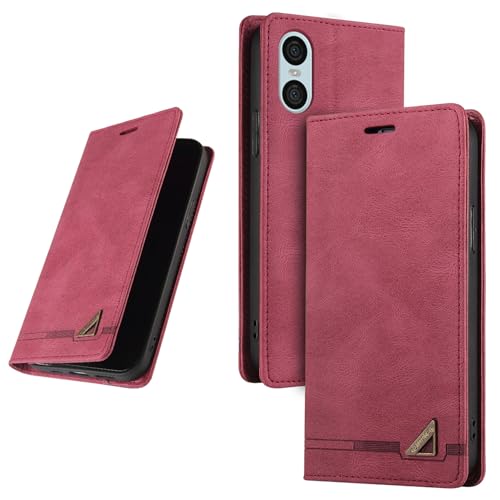 UnivoColors Sony Xperia 10 VI(SO-52E/SOG14/XQ-ES44) �蒠�^�P�[�X �������� �X�^���h�@�\ �J�[�h���[ �}�O�l�b�g�� TPU�\�t�g�J�o�[ �S�ʕی� �J�����ی� �Ռ��z�� RFID�u���b�L���O ������� �J�o