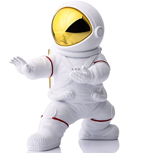 Figura de Astronauta Kung Fu Blanco y Dorado miniatura 1