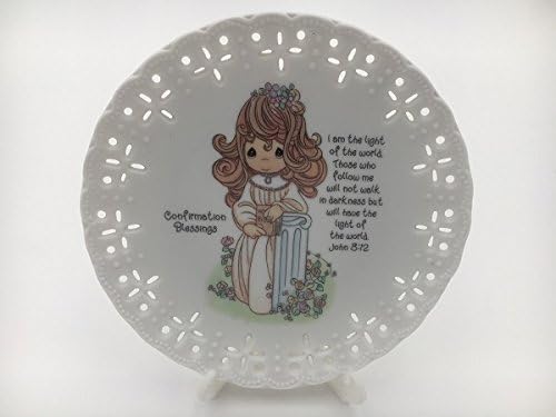 Precious Moments Confirmation Blessings Plate Figurine