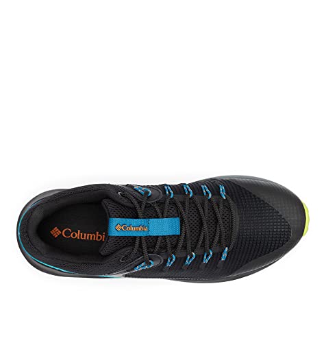 Columbia Tênis de caminhada masculino impermeável Trailstorm, Preto/Solar, 12