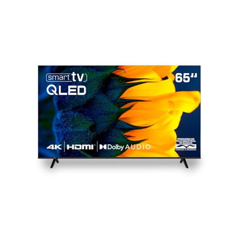 Smart TV HQ QLED 65 Polegadas HQ-QLED65SM 4K Dolby Audio