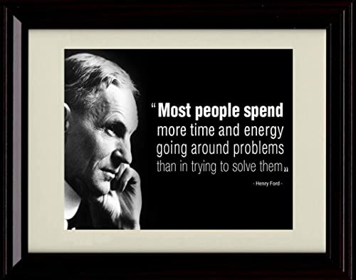 Henry Ford Quote - Success - Framed Print