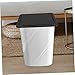 TIDTALEO Stainless Steel Recessed Trash Bin Lid Flap Design Kitchen Sink Garbage Can Cover Sturdy Countertop Lid for Home Use