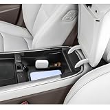 Massimizza il tuo spazio: organizer per console GV70, accessori GV70 2026, l'organizer per vano portaoggetti GV70 aumenta lo spazio disponibile della console centrale, puoi facilmente riporre e accedere ai tuoi oggetti, come penne, monete, chiavi, portafogli, ecc., e accedere rapidamente agli oggetti senza scavare buchi. L'archiviazione ordinata aiuta la console centrale GV70 2026 a sbarazzarsi dell'ambiente di archiviazione disordinato