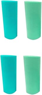 STOBOK 4 Piezas 6 Rollos De Tul Decoración De Boda Embalaje De Flor Decoración Del Coche Color Azul Hielo Decoración De Fiesta DIY Artesanía Malla La Tela Estados Unidos Vestido
